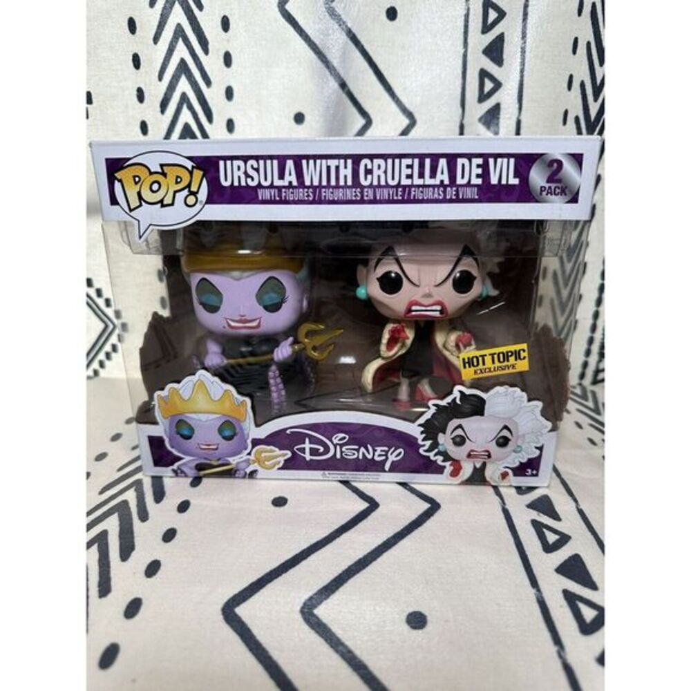 Funko Pop! Vinyl: Disney - DIS‎ Villains - 2 Pack - Cruella & Ursula - Ursula...